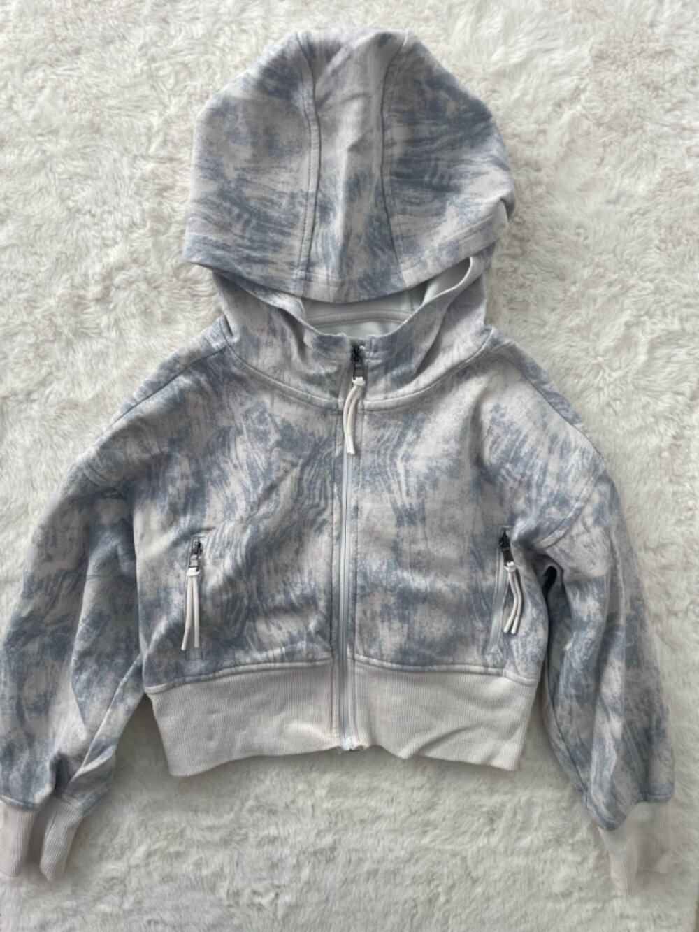 SALE! Old Navy Kids Active Marbled Dynamic Fleece Zip Hoodie S
